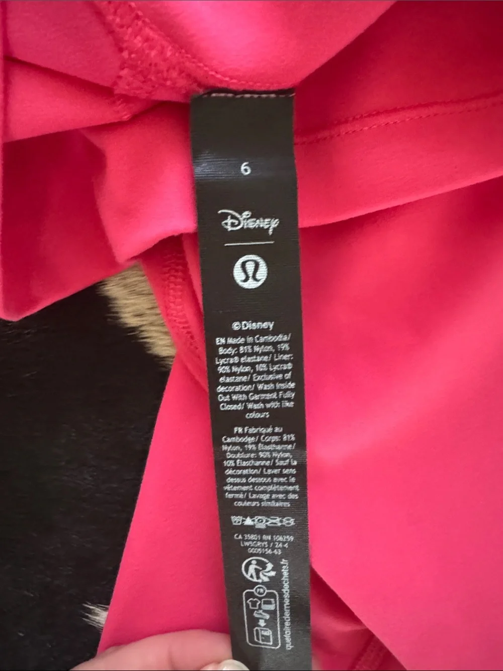 Disney x Lululemon Align High Rise Pant Legging 25” Lip Gloss